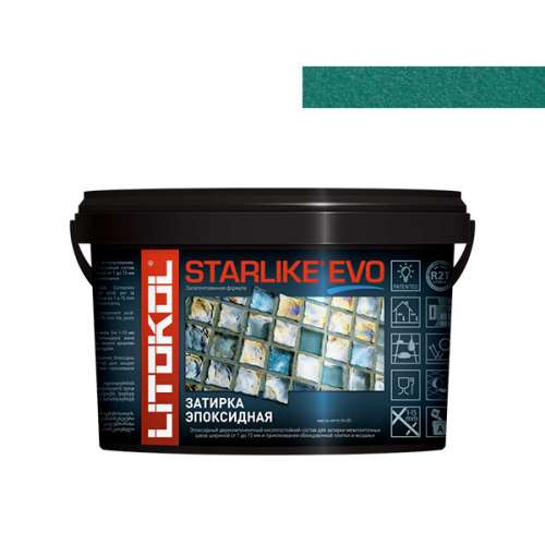 Эпоксидная затирочная смесь STARLIKE EVO, ведро, 5 кг, Оттенок S.430 Verde Pino – ТСК Дипломат